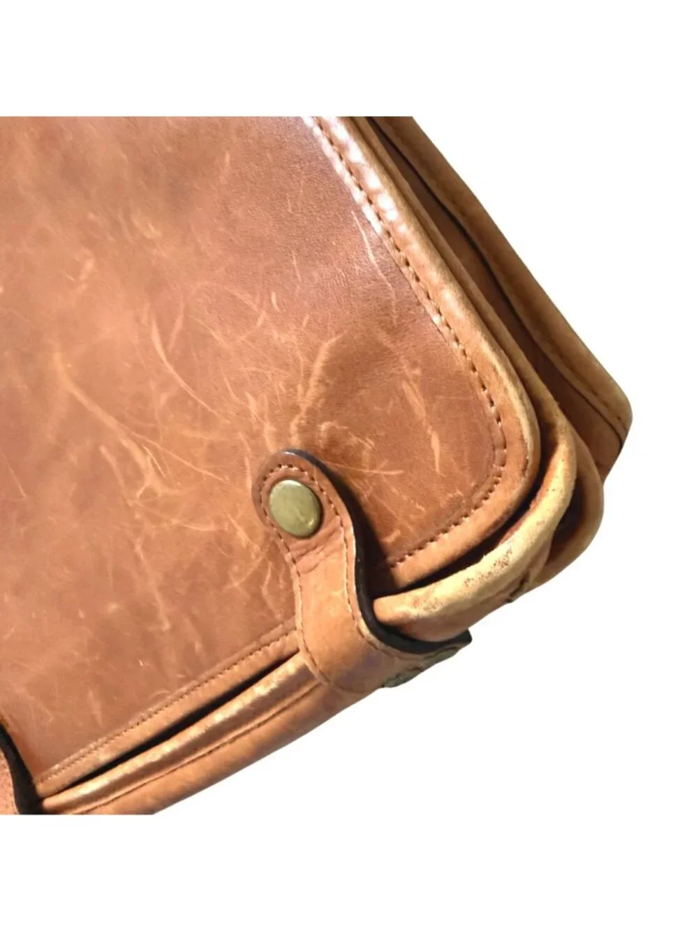 Vintage Alla Moda Bellezza Men's Messenger Bag Professional Academia Leather